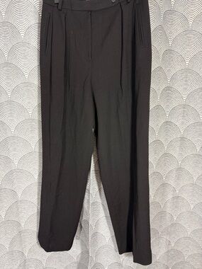 Emanuel Ungaro Black Women's Wool Trousers